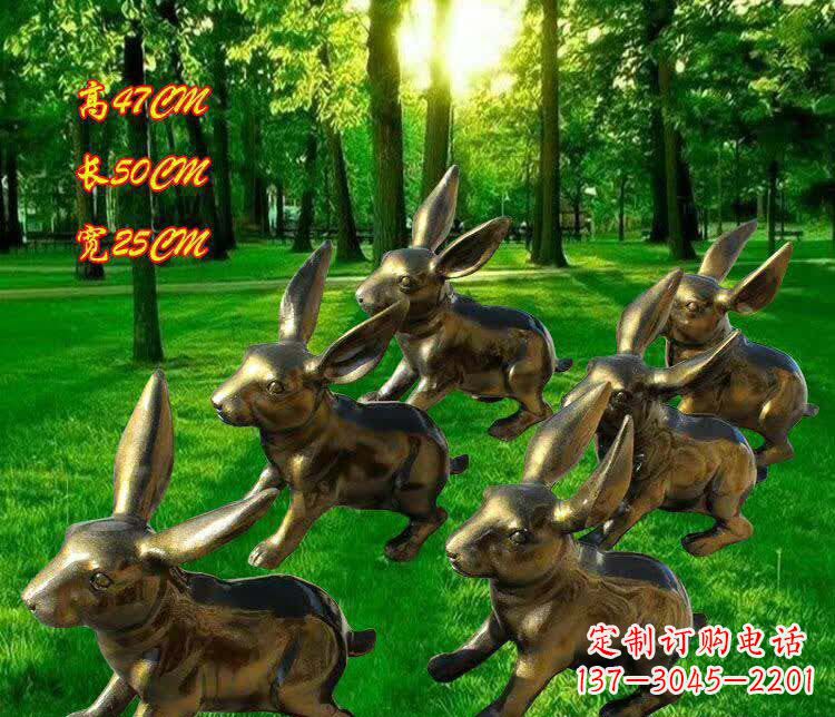 四川兔子雕塑——激情活力的象征