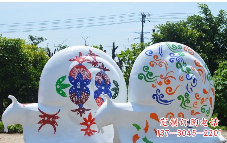 四川玻璃钢蜗牛一种精美的雕塑