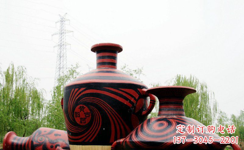 四川不锈钢彩色花盆雕塑让空间更加精致