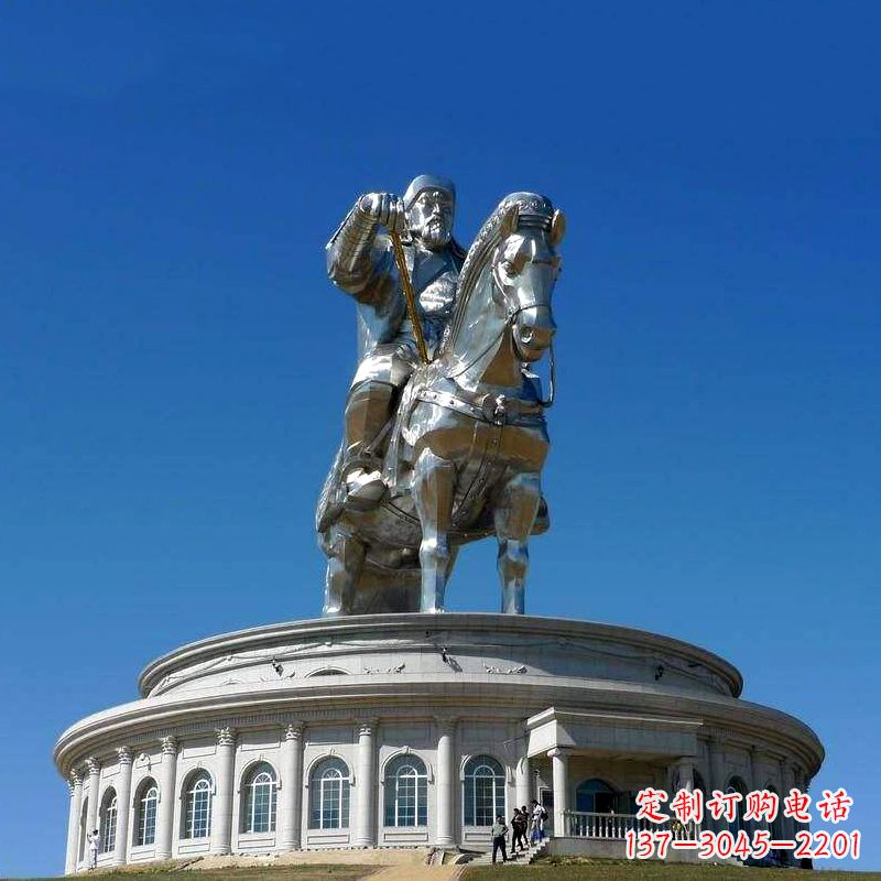 四川不锈钢成吉思汗雕塑——一座引人入胜的大型雕塑