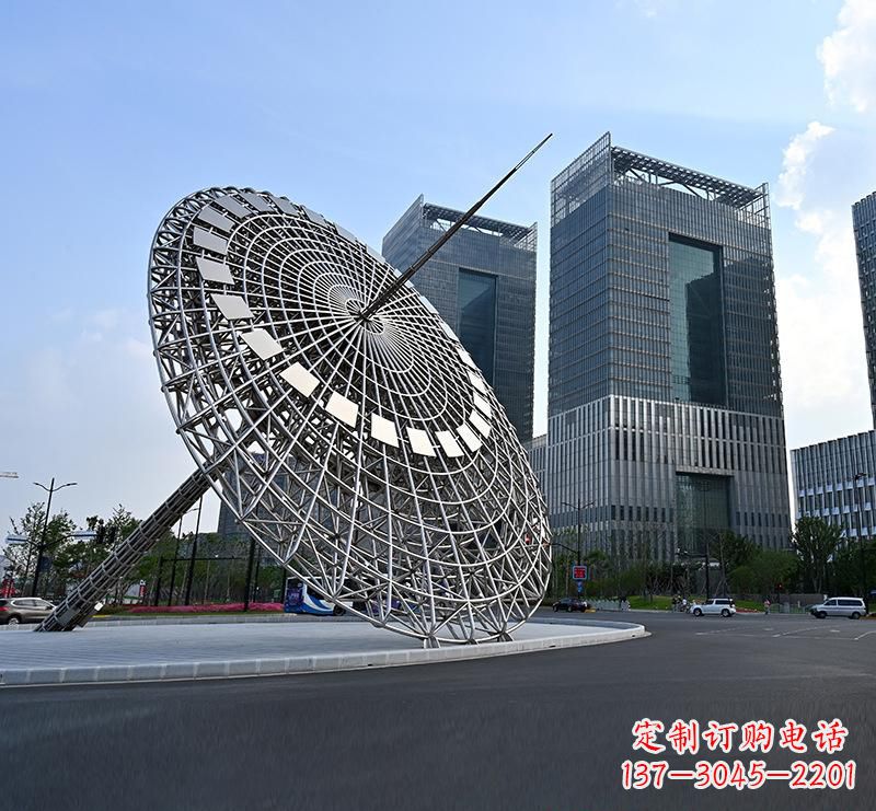 四川不锈钢城市璀璨的摩天轮雕塑