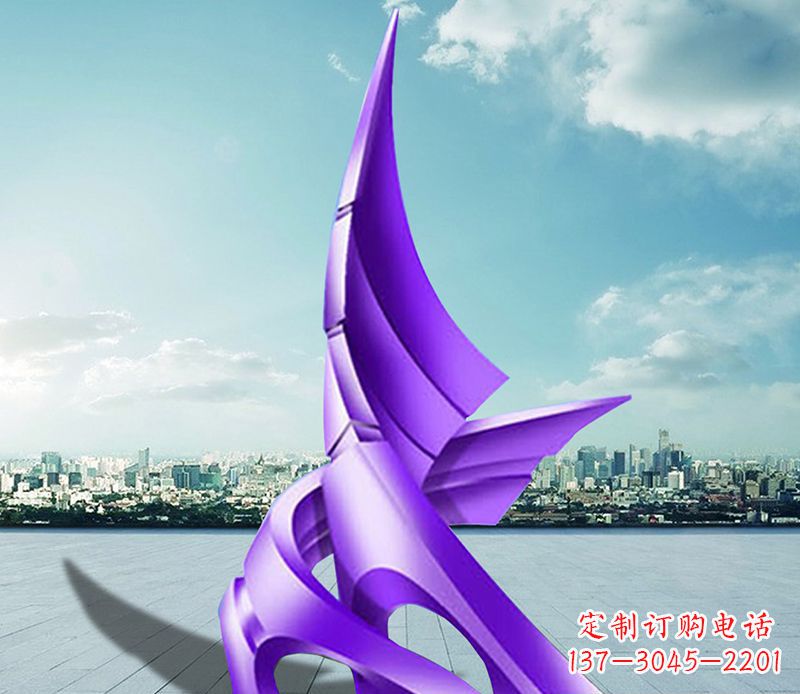 四川不锈钢船帆雕塑静谧的海洋美景