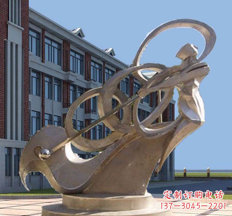 四川不锈钢制作的高尔夫球雕塑