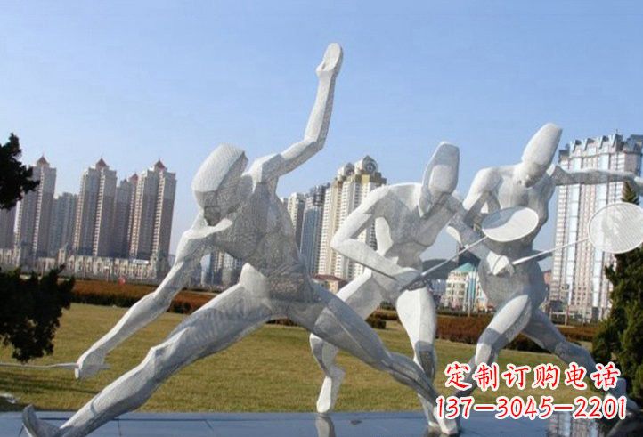 四川精致不锈钢羽毛球雕塑
