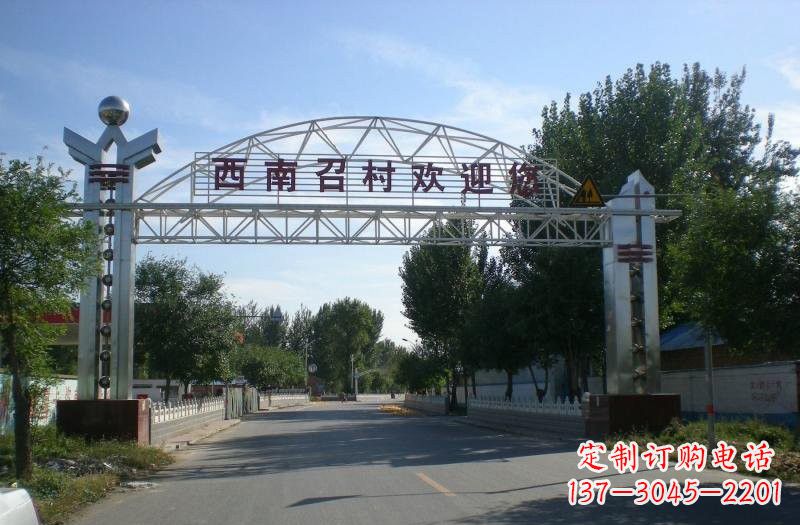 四川不锈钢牌坊雕塑传承传统文化