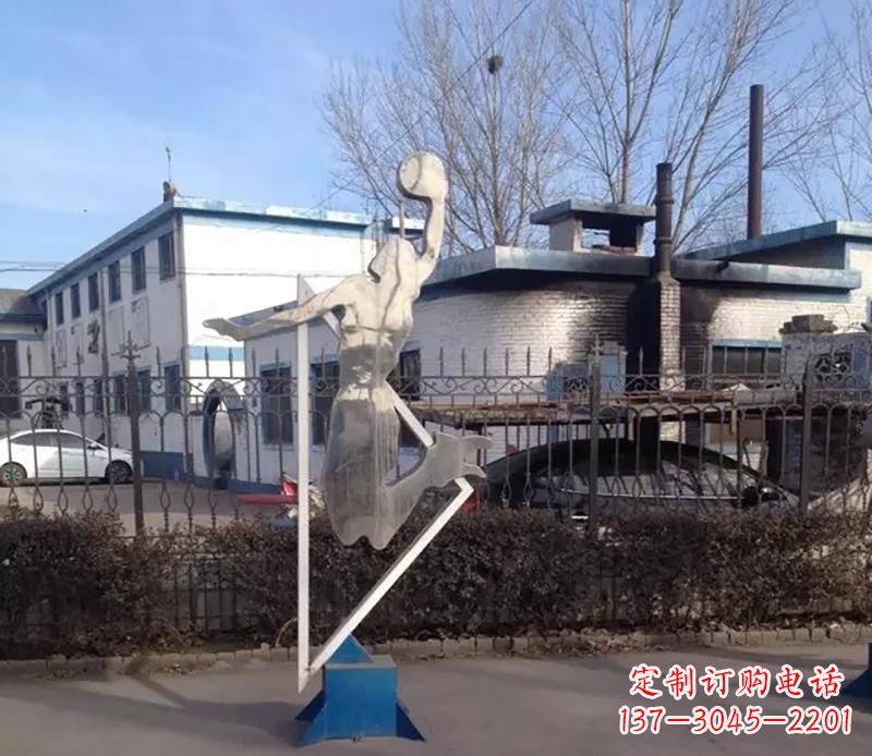 四川制作不锈钢高尔夫雕塑