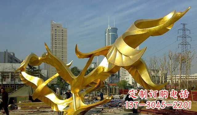四川不锈钢大雁雕塑——一件传承中华文化的艺术杰作