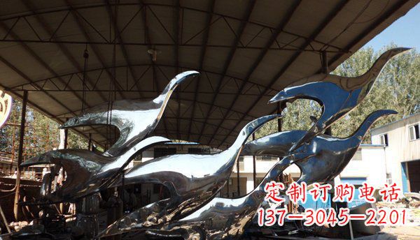 四川不锈钢大雁雕塑给环境带来生机