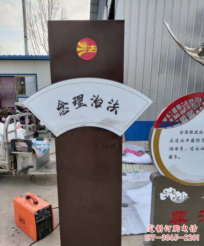 四川不锈钢标牌雕塑美丽耐用的艺术品