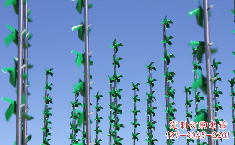 四川不锈钢风车雕塑灵动而又精致