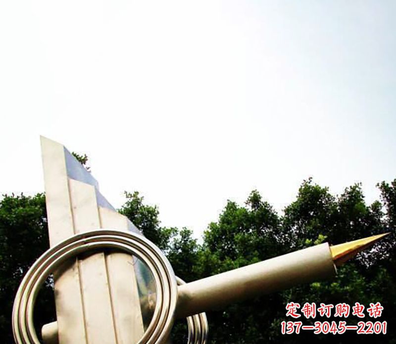 四川不锈钢钢笔雕塑把简单的钢笔变成艺术品