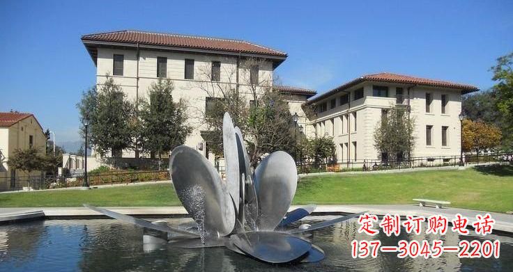 四川不锈钢喷泉雕塑——美的象征