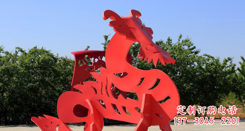 四川不锈钢貔貅雕塑为广场增添美感
