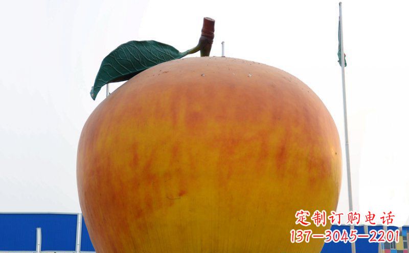 四川不锈钢苹果雕塑浓缩艺术精髓