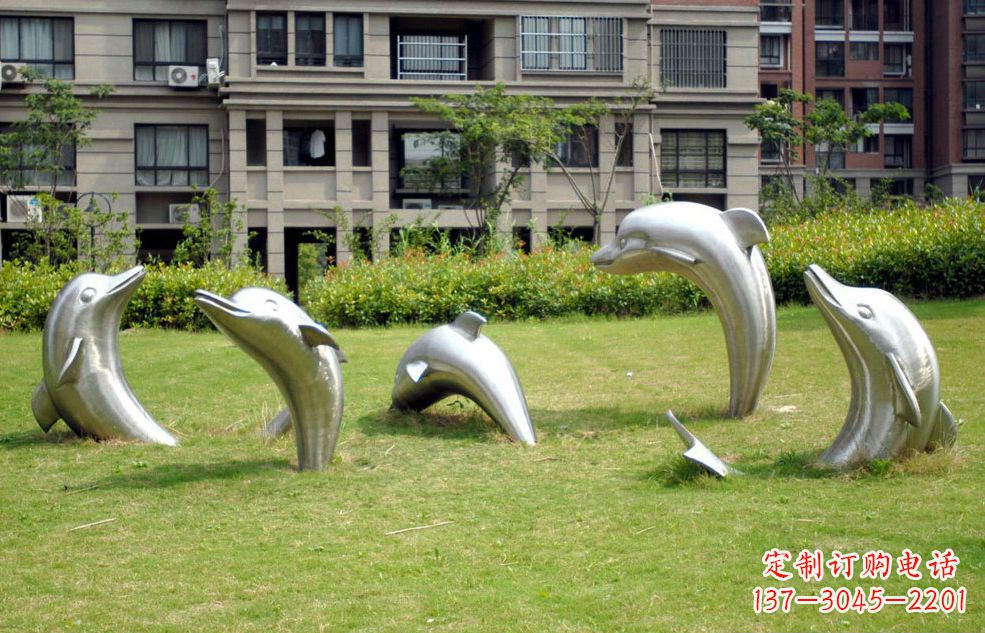 四川不锈钢海豚传承海洋文化的象征