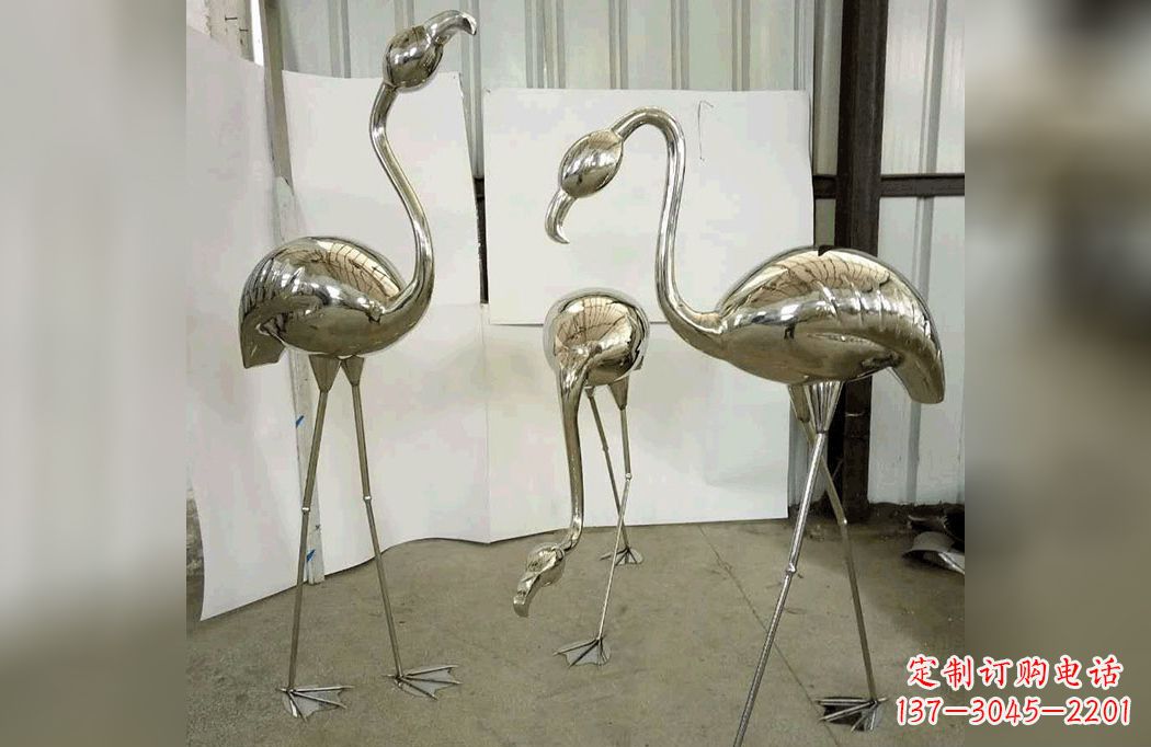四川不锈钢火烈鸟——雕塑之美
