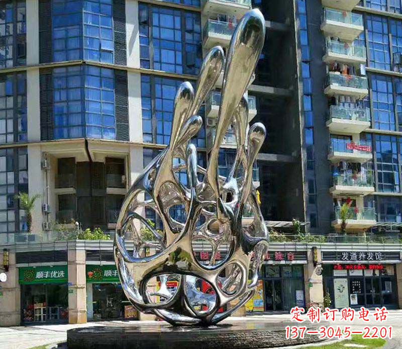 四川不锈钢火龙果雕塑集艺术与自然之美