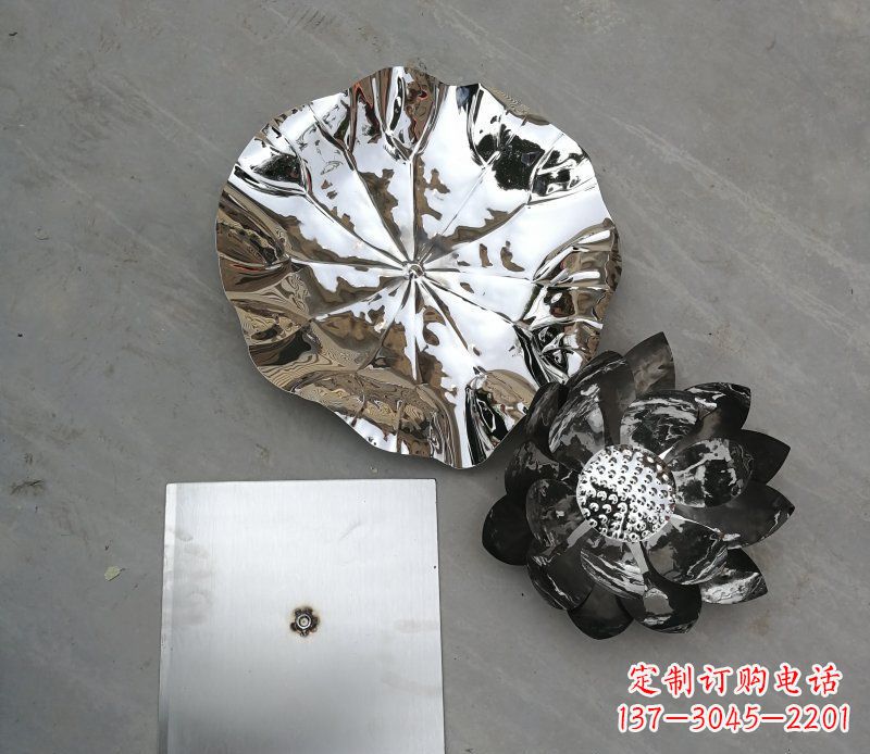 四川不锈钢荷叶公园景观雕塑
