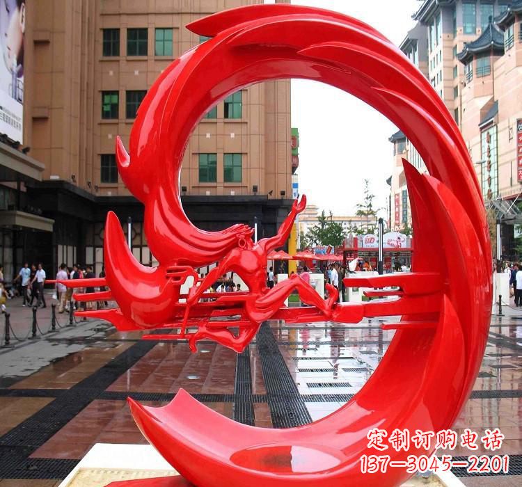 四川夸父雕塑一种不锈钢的艺术