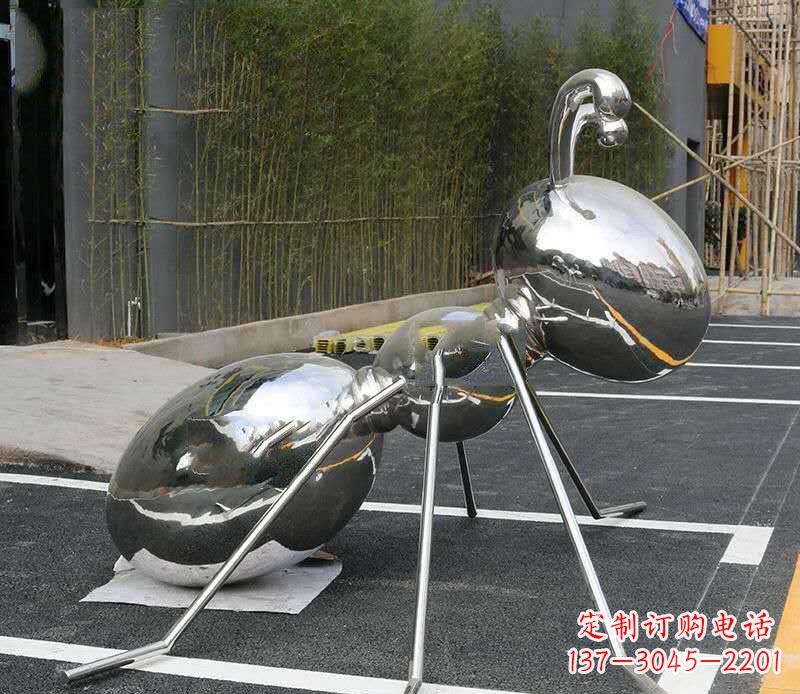 四川不锈钢蚂蚁雕塑——艺术的融合
