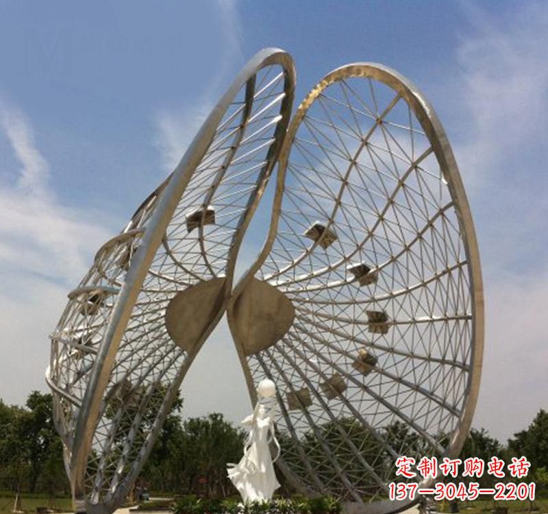 四川不锈钢美陈贝壳雕塑精美的艺术品