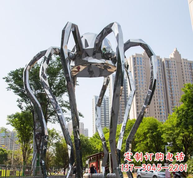 四川精致的不锈钢螃蟹雕塑