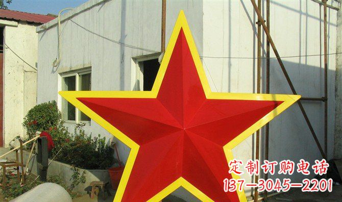 四川不锈钢五角星雕塑——高耸入云的精美艺术