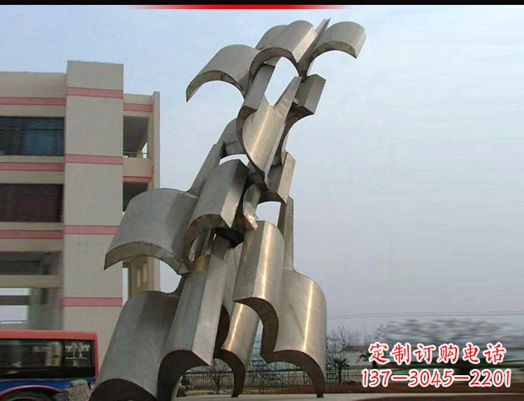 四川不锈钢书籍雕塑——记录着校园文化的精彩历史