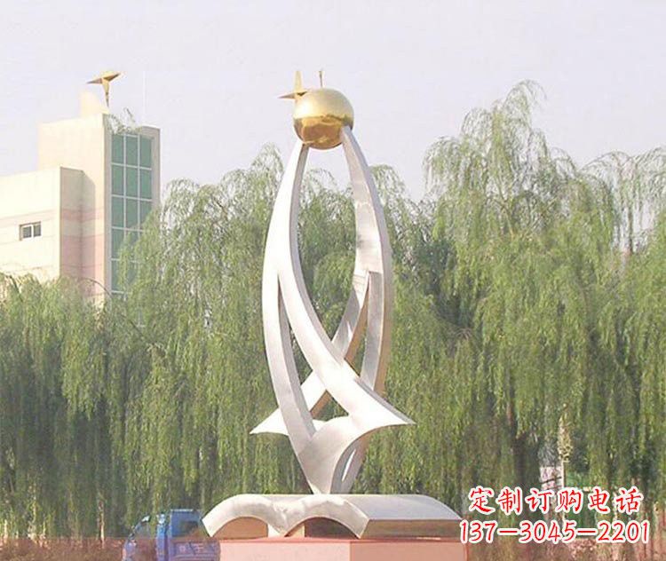 四川铭记校园美好——不锈钢书籍雕塑