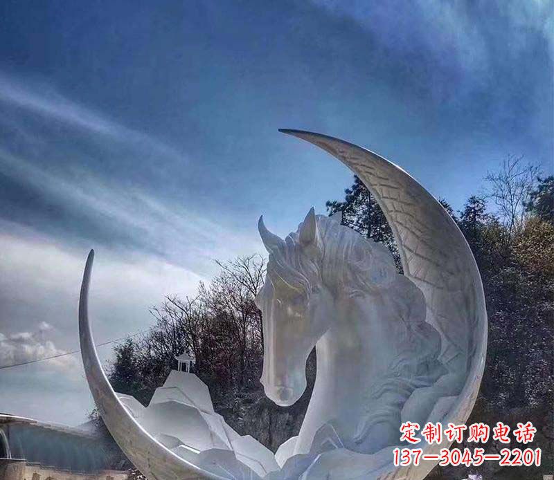 四川不锈钢月亮雕塑一种独特的艺术品