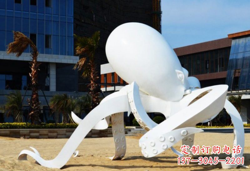 四川精美的不锈钢章鱼雕塑