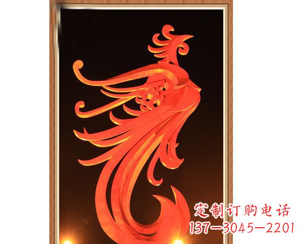 四川不锈钢凤凰雕塑美丽与传统的完美结合