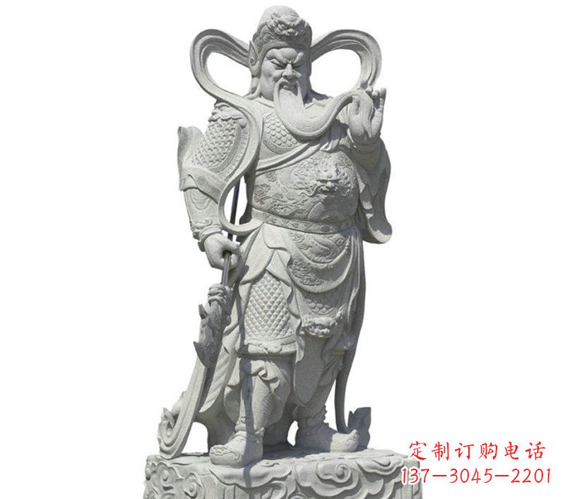 四川关公雕像象征着威武的英雄