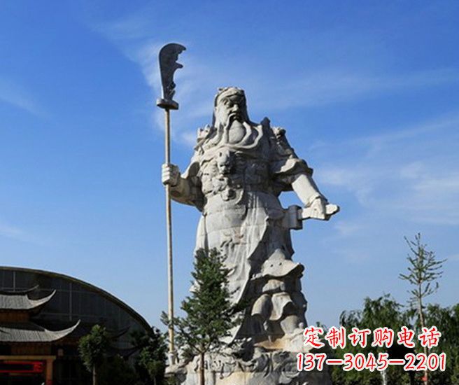 四川关公雕塑持刀武财神