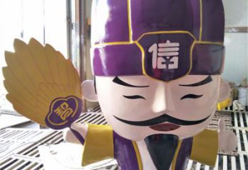 四川诸葛亮的玻璃钢雕塑