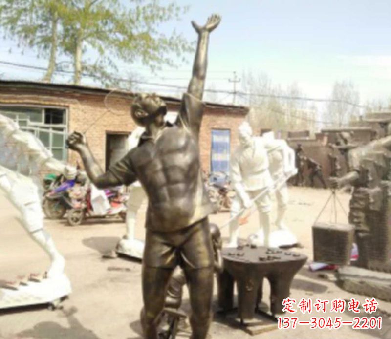 四川羽毛球雕塑传承运动精神