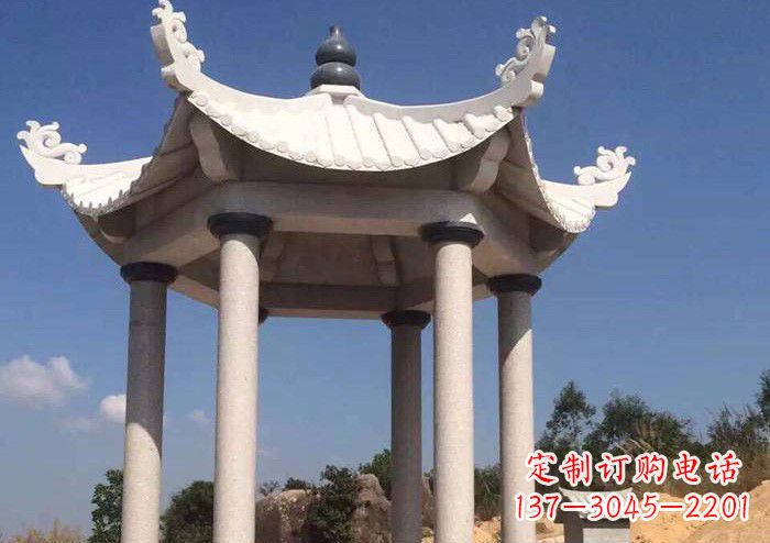 四川大理石凉亭雕塑——传承古代工艺之精粹