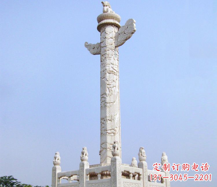 四川大理石华表雕塑