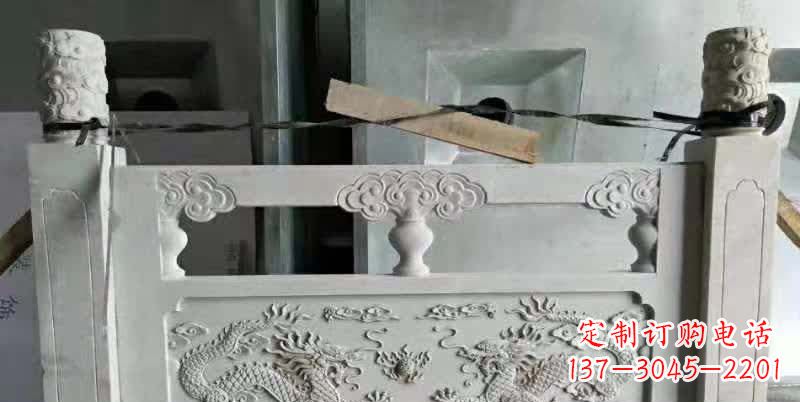 四川大理石龙浮雕栏板雕塑