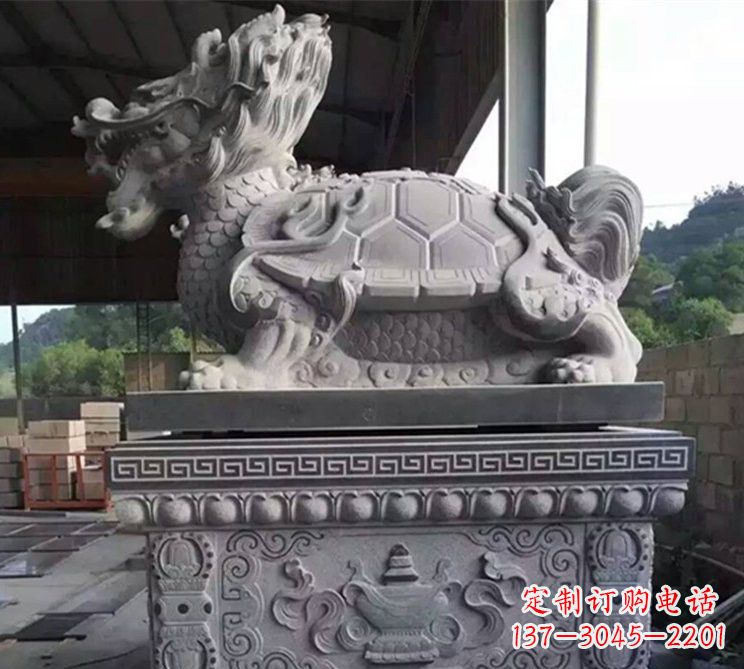四川中领雕塑 | 手工制作大理石龙雕塑