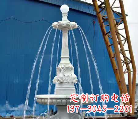 四川精致大理石喷泉雕塑