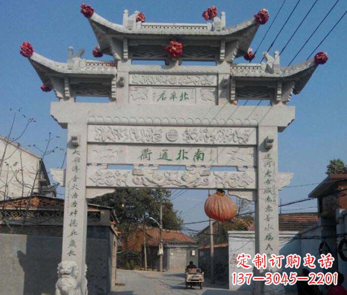 四川优质大理石牌坊雕塑