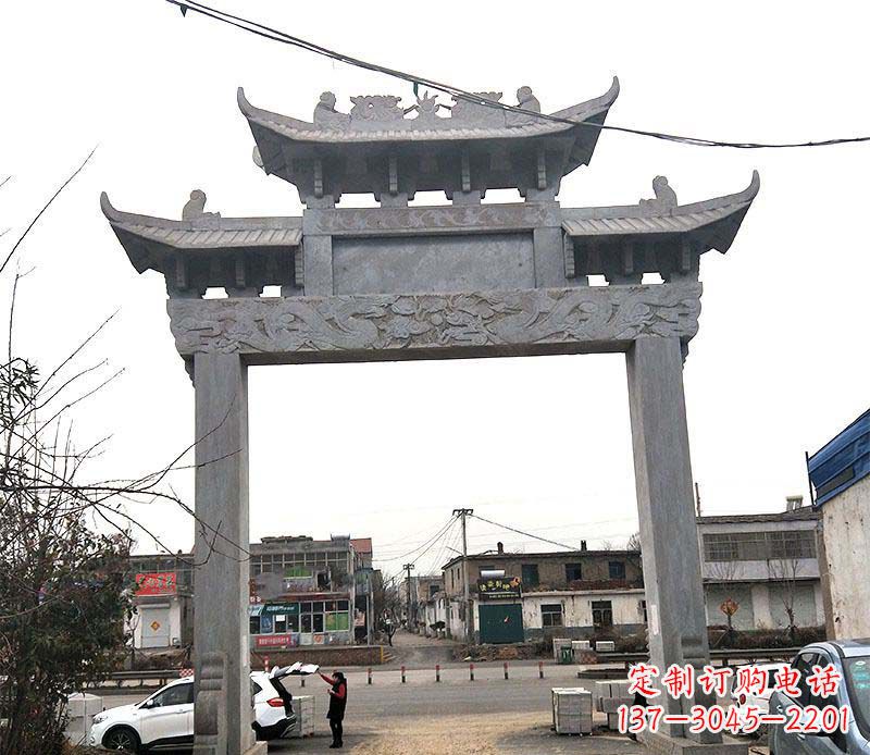 四川精美大理石牌坊石雕