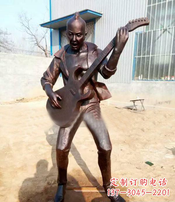 四川音乐传奇——吉他雕塑