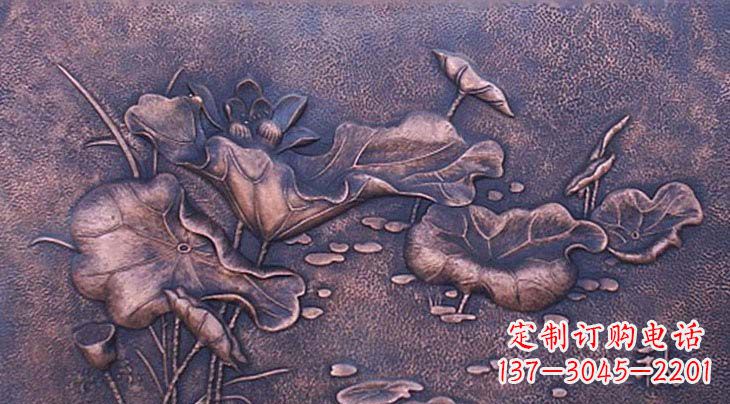 四川锻铜荷花雕塑