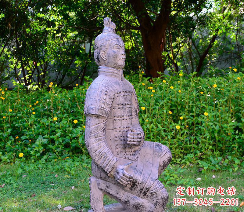 四川传统文化经典--仿古兵马俑雕塑