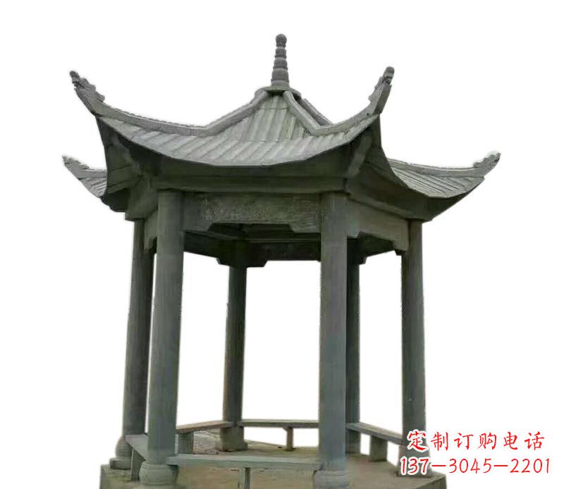 四川仿古石雕凉亭