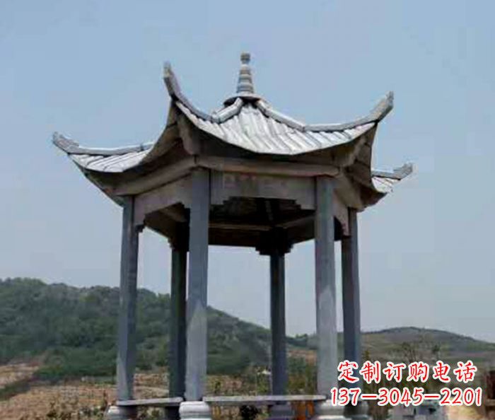 四川仿古石雕凉亭