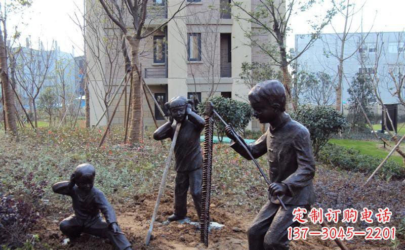 四川中领雕塑 | 为儿童景观带来美好的铜雕塑