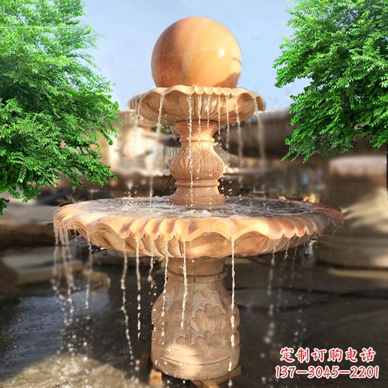 四川精致别致的风水球雕塑